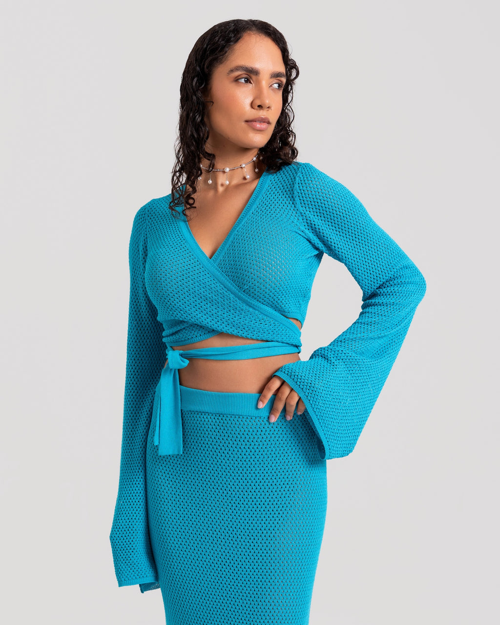 OLIVIA CROSSED TOP